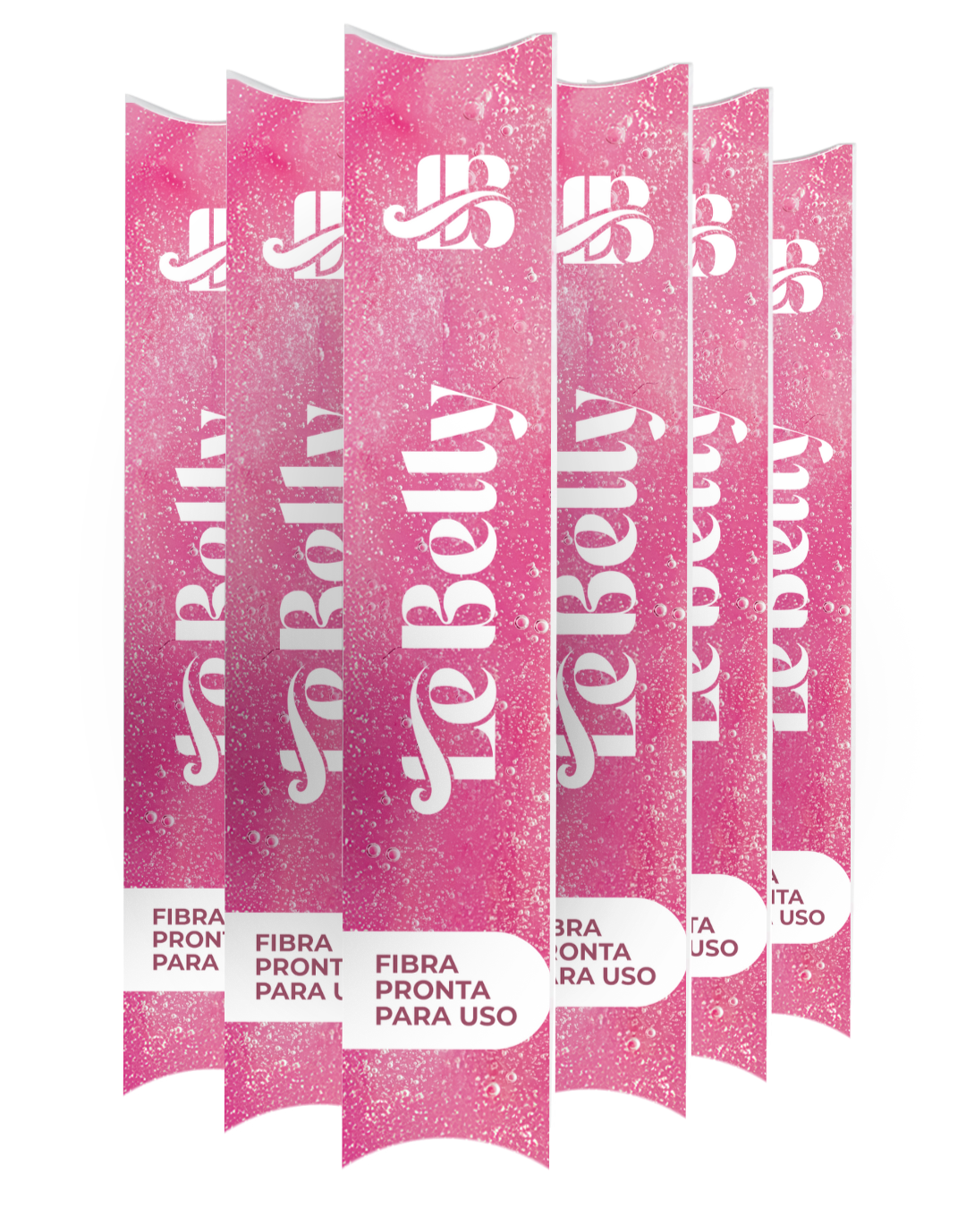 Kit 6 Fibras Prontas Pra Uso (300 UNHAS)